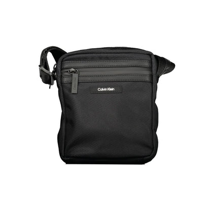 Calvin Klein Black Polyester Men Shoulder Bag