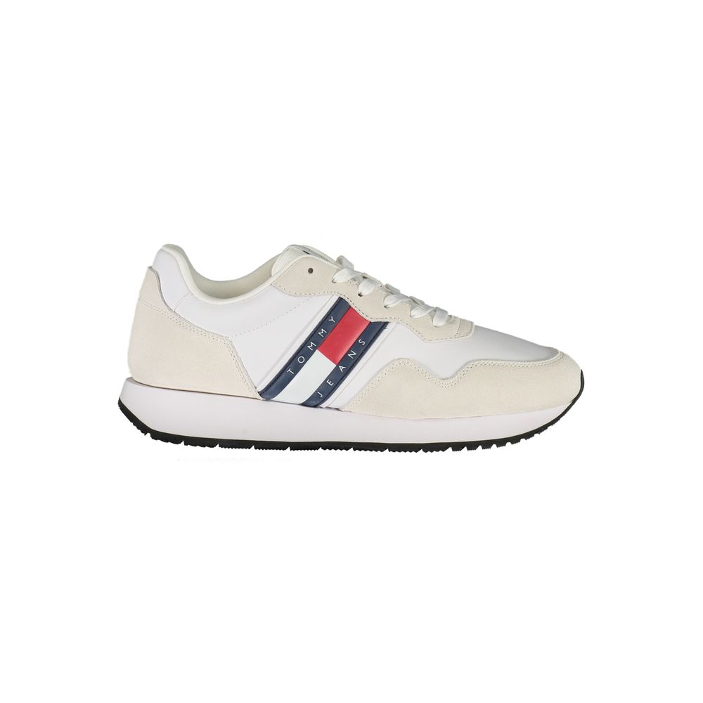 Tommy Hilfiger White Polyester Sneaker