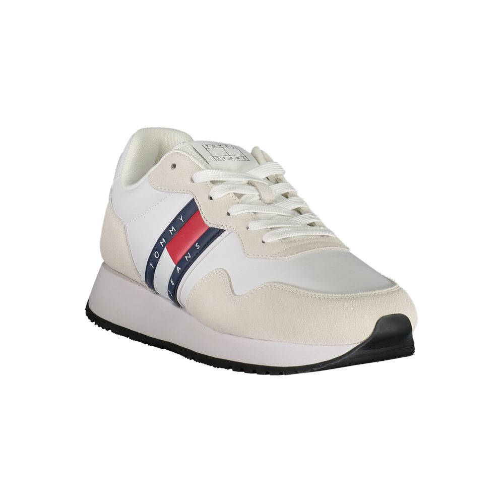 Tommy Hilfiger White Polyester Sneaker