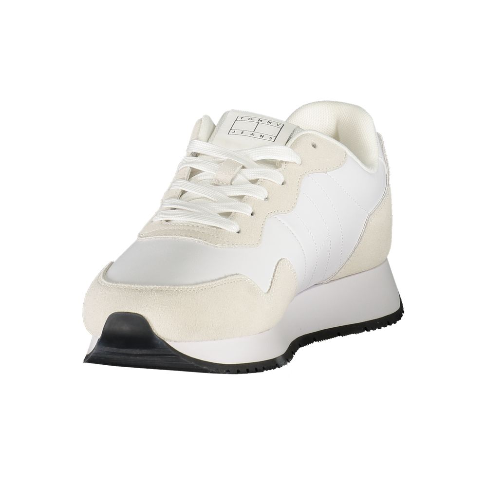 Tommy Hilfiger White Polyester Sneaker