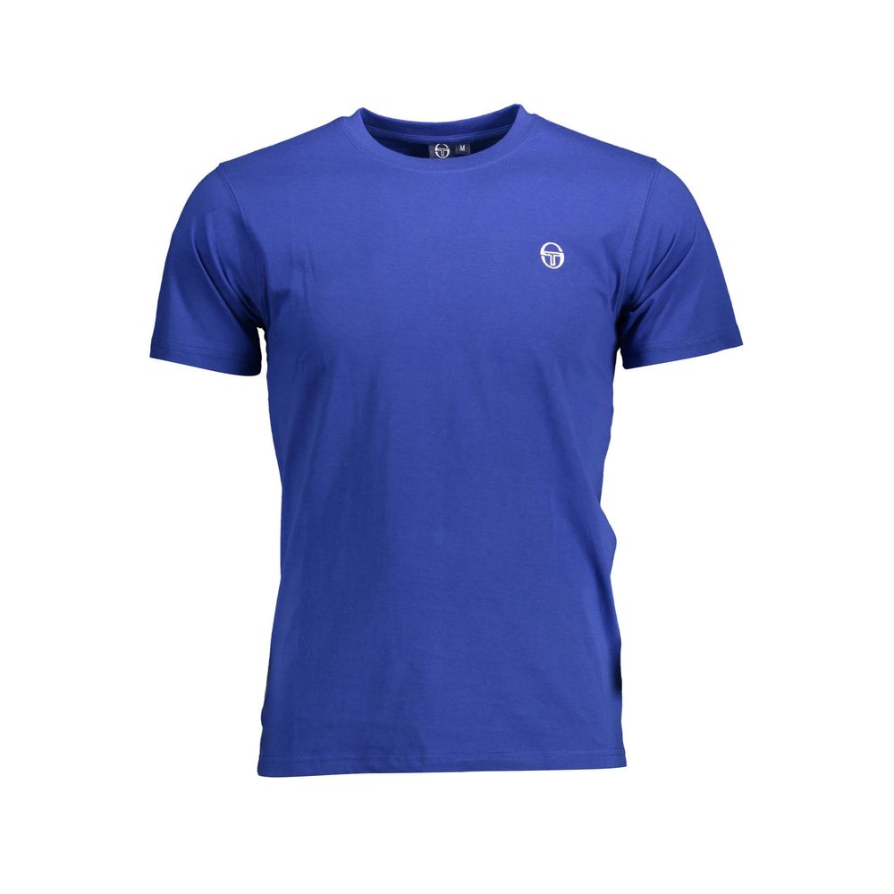 Sergio Tacchini Blue Cotton Men T-Shirt
