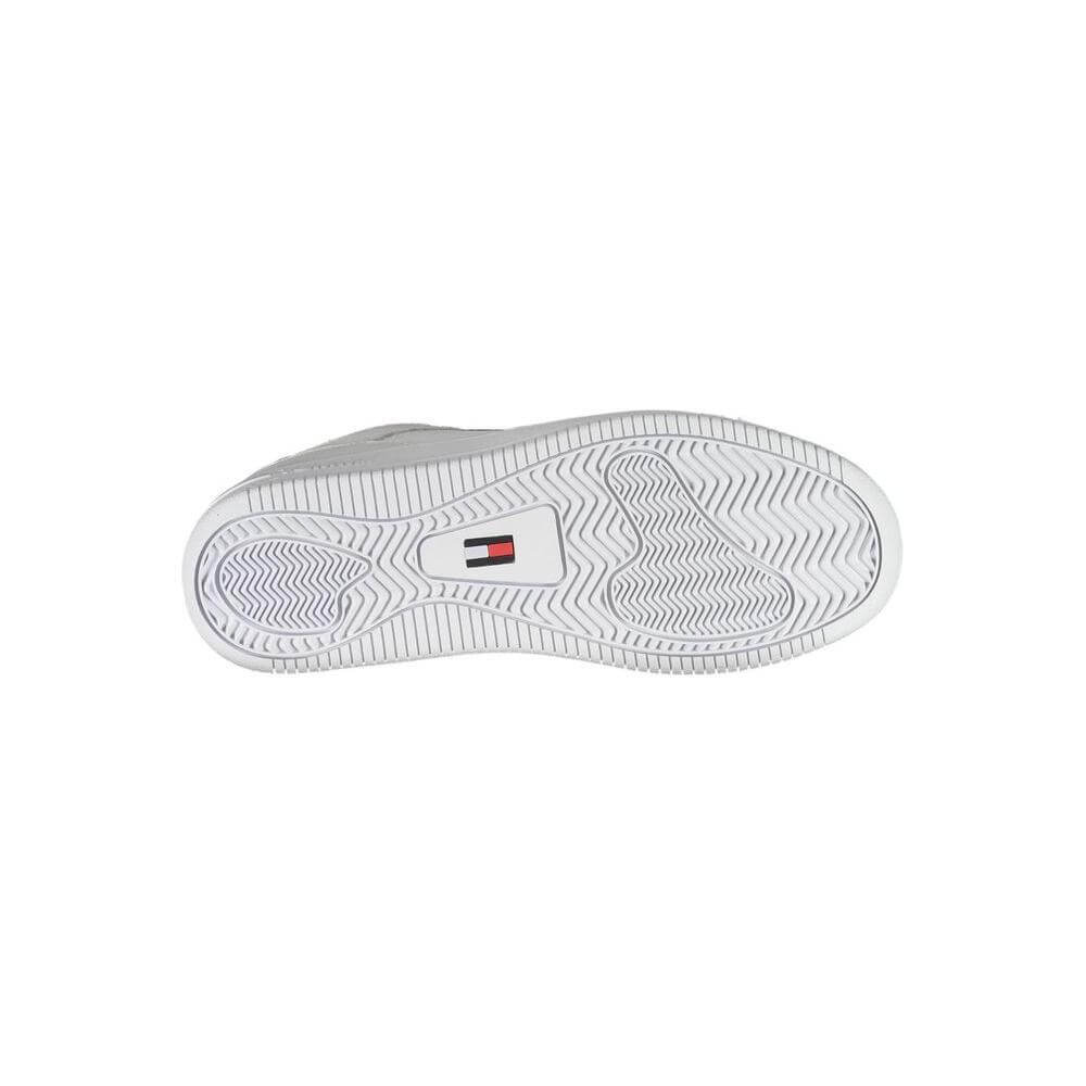 Tommy Hilfiger White Recycled Polyester Women Sneaker TO-37403-EU41/US11