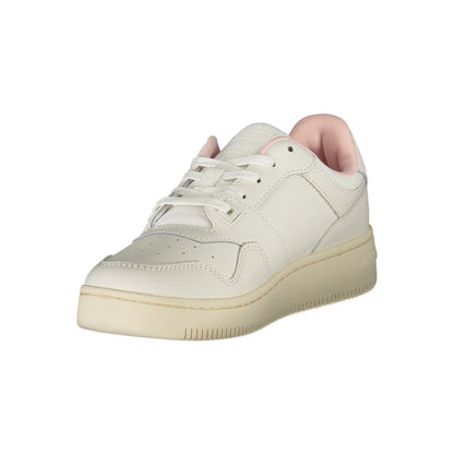 Tommy Hilfiger White Leather Women Sneaker