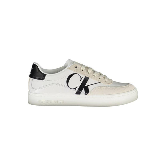 Calvin Klein White Polyester Sneaker