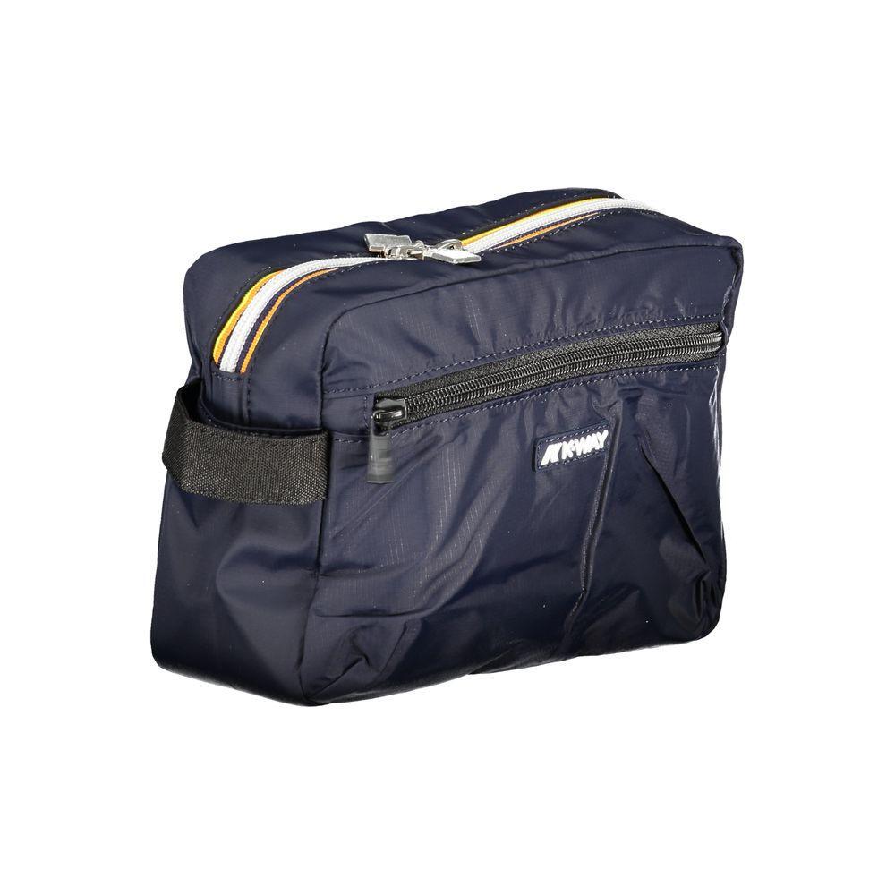 Front view with bag zipped and handles upright.