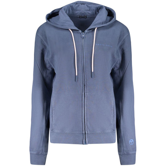 North Sails Blue Cotton Women Sweater NO-35851-S