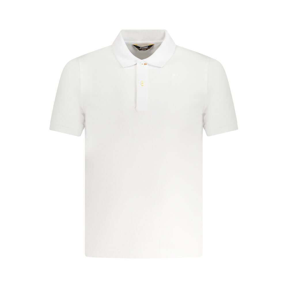 K-WAY White Cotton Polo Shirt KW-38388-M