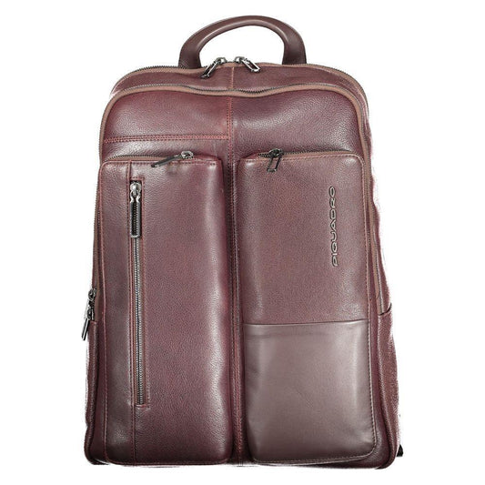 Piquadro Brown Leather Men Backpack PI-38663
