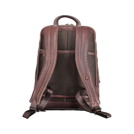 Piquadro Brown Leather Men Backpack PI-38663