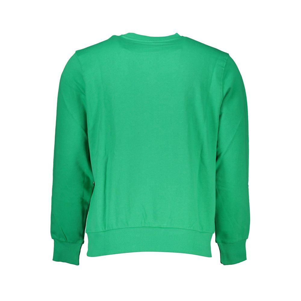 North Sails Green Cotton Men Sweater