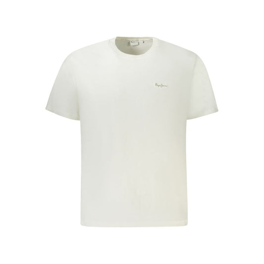 Pepe Jeans White Cotton Men T-Shirt PE-34201-S