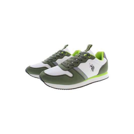 U.S. POLO ASSN. Green Polyester Men Sneaker US-37317-EU44/US11
