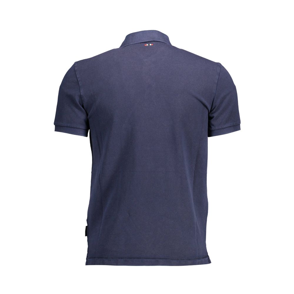Napapijri Blue Cotton Polo Shirt