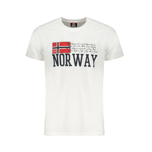 Norway 1963 White Cotton T-Shirt NO-29185-XL