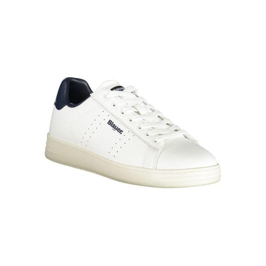 Blauer White Leather Men Sneaker BL-35709-EU41/US8