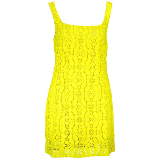 Desigual Desigual Yellow Polyester Women Sleeveless Dress DE-18729-M 1728,67403481248,Clothing,Desigual,Dresses - Women - Clothing,L,M,New with tags,Women,Women - Clothing,XL,Yellow