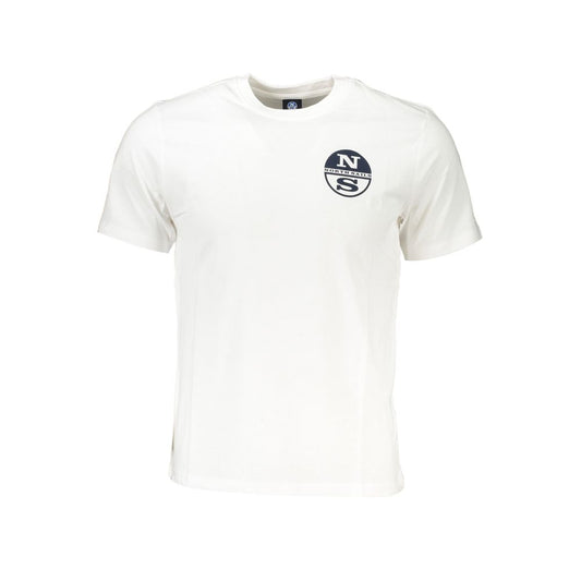 North Sails White Cotton T-Shirt NO-27265-S
