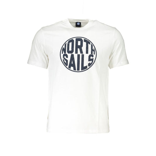 North Sails White Cotton T-Shirt NO-27951-S