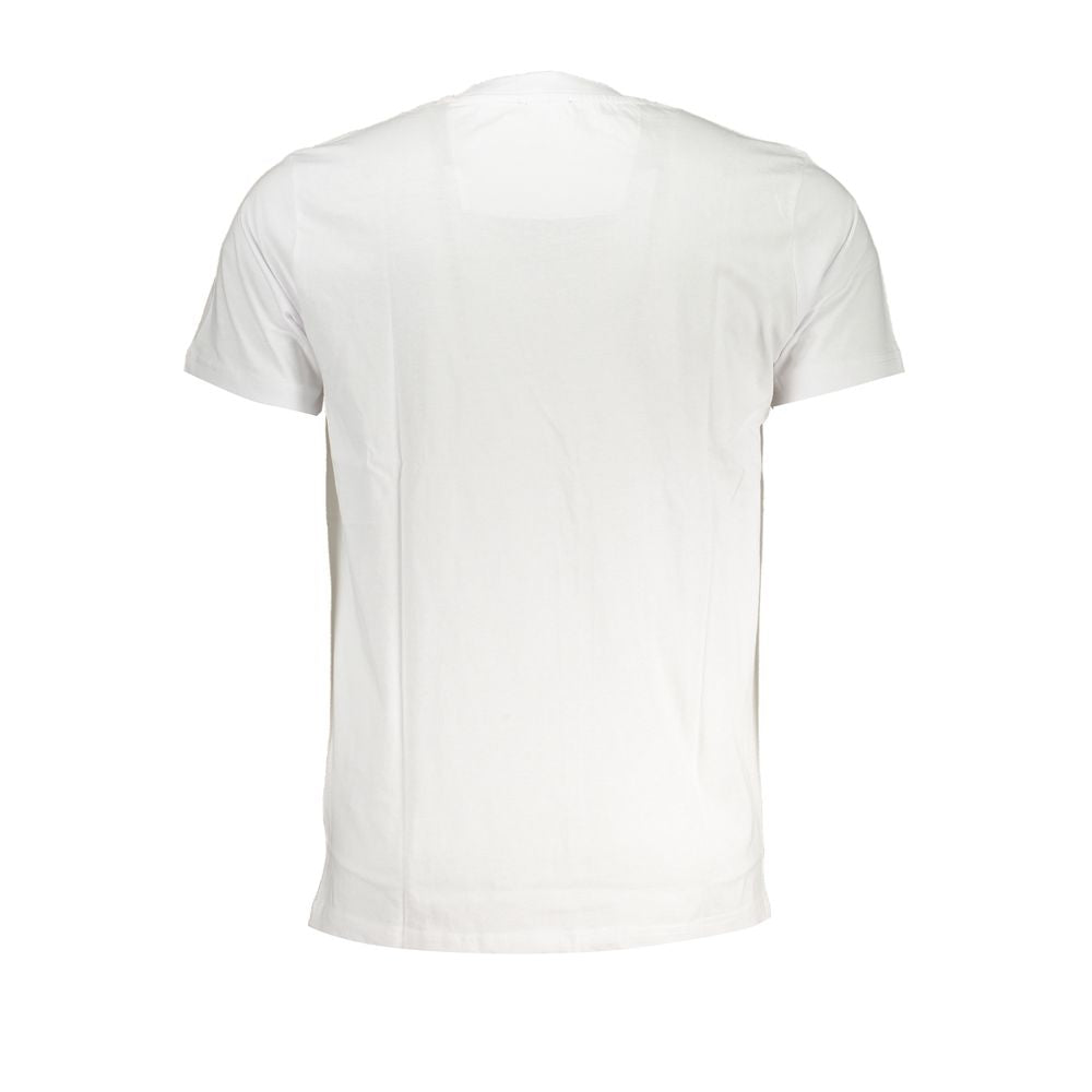 Cavalli Class White Cotton T-Shirt CA-28479-L