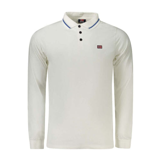 Norway 1963 White Cotton Men Polo Shirt NO-33173-XL