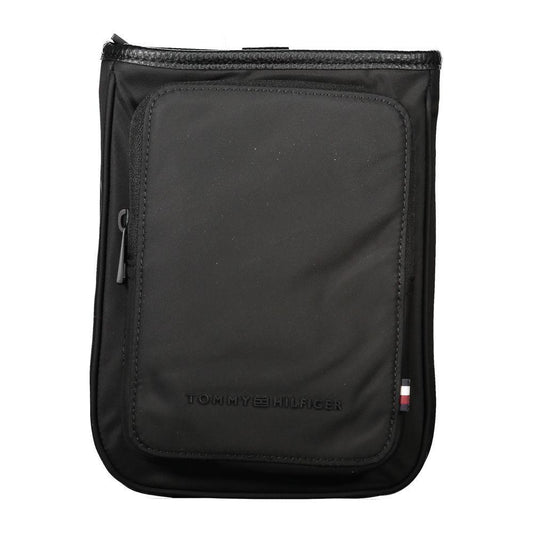 Tommy Hilfiger Black Polyester Men Shoulder Bag TO-33658