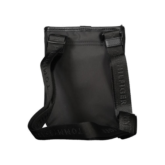 Tommy Hilfiger Black Polyester Men Shoulder Bag TO-33658