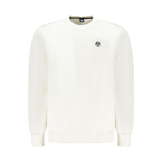 North Sails White Cotton Men Sweater NO-34350-S