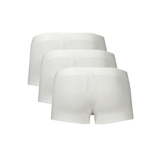 Bikkembergs White Polyester Men Boxer BI-34462-S