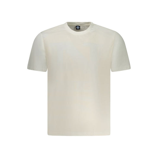 North Sails White Cotton Men T-Shirt NO-35034-S