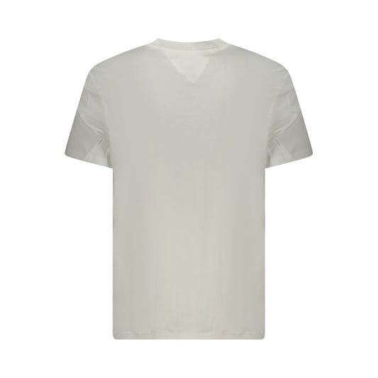 Tommy Hilfiger White Cotton Men T-Shirt TO-35385-XXL