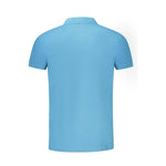 Norway 1963 Light Blue Cotton Men Polo Shirt NO-35493-S