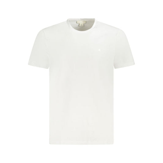 Calvin Klein White Cotton T-Shirt CA-35628-XL