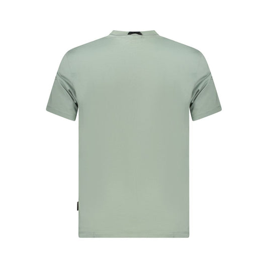 Napapijri Green Cotton Men T-Shirt NA-35911-S