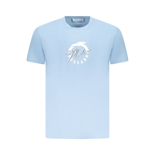 Trussardi Trussardi Light Blue Cotton Men T-Shirt TR-36622-M 1728,67403481248,Blue,Clothing,L,M,Men,Men - Clothing,New with tags,S,T-Shirts - Men - Clothing,Trussardi,XL,XXL