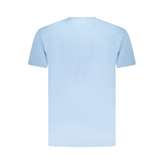 Trussardi Trussardi Light Blue Cotton Men T-Shirt TR-36622-M 1728,67403481248,Blue,Clothing,L,M,Men,Men - Clothing,New with tags,S,T-Shirts - Men - Clothing,Trussardi,XL,XXL