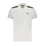 Cavalli Class White Cotton Men Polo Shirt CA-36692-M