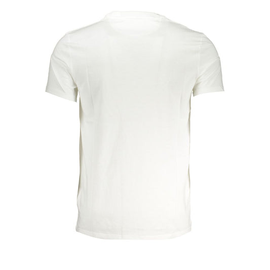 Timberland White Cotton Men T-Shirt TI-37304-S
