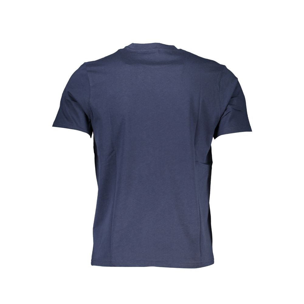 North Sails Blue Cotton Men T-Shirt