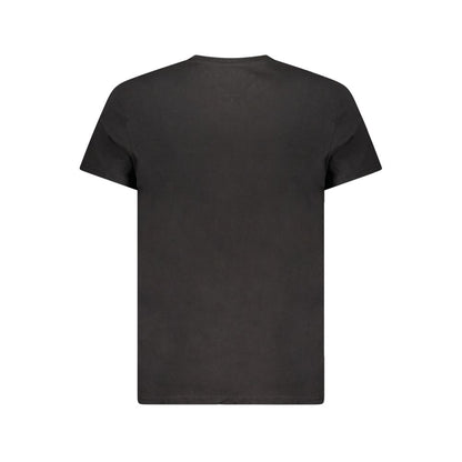 Tommy Hilfiger Black Cotton Men T-Shirt