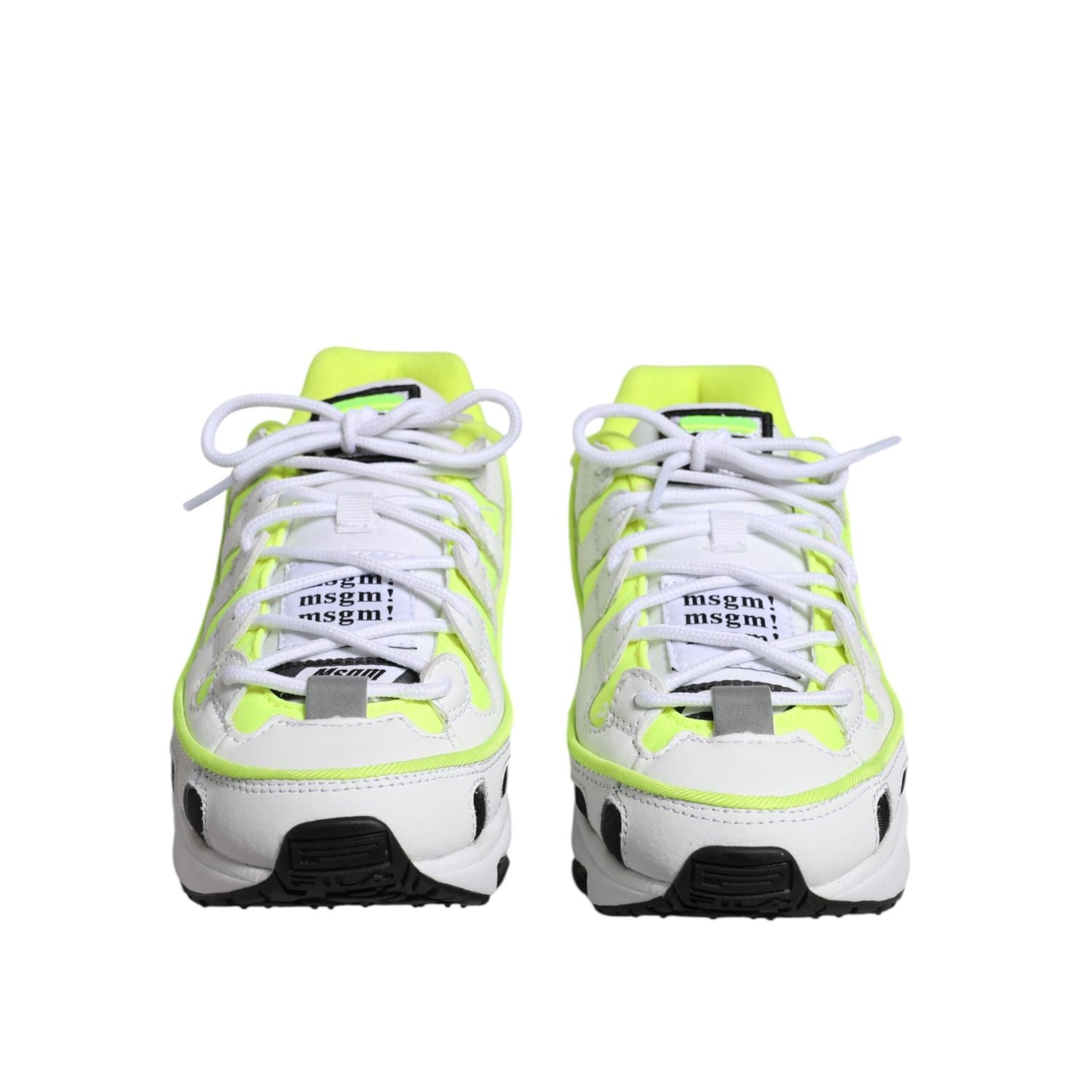 MSGM Multicolor Low Top Trainers Lace Up Sneakers Shoes