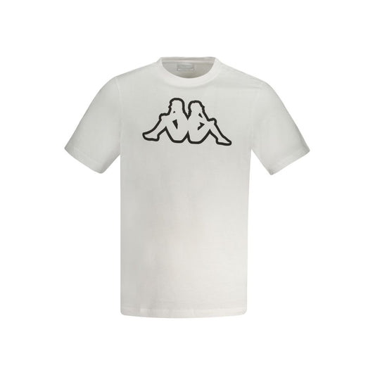 Kappa White Cotton Men T-Shirt KA-33206-S