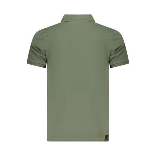 Accademia Militare Green Cotton Polo Shirt