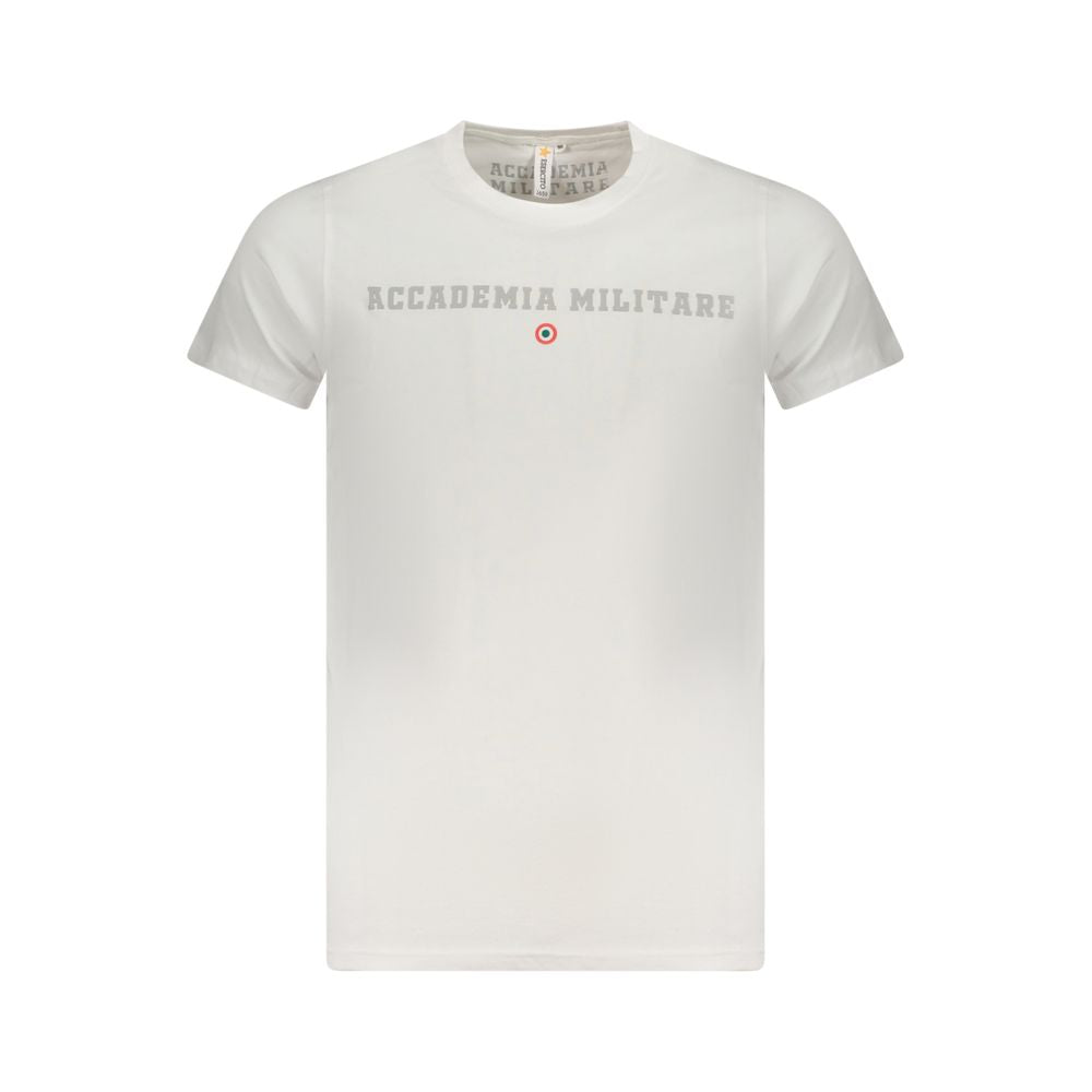Accademia Militare White Cotton T-Shirt AC-36569-S