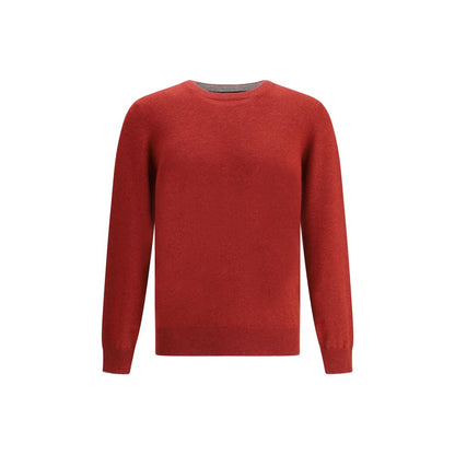 Brunello Cucinelli Red Cashmere Cashmere Sweater