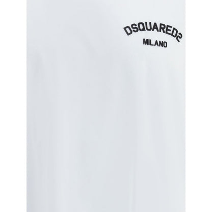 Dsquared² White Cotton T-Shirt