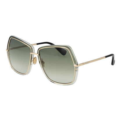 Max Mara Green Metal Sunglasses