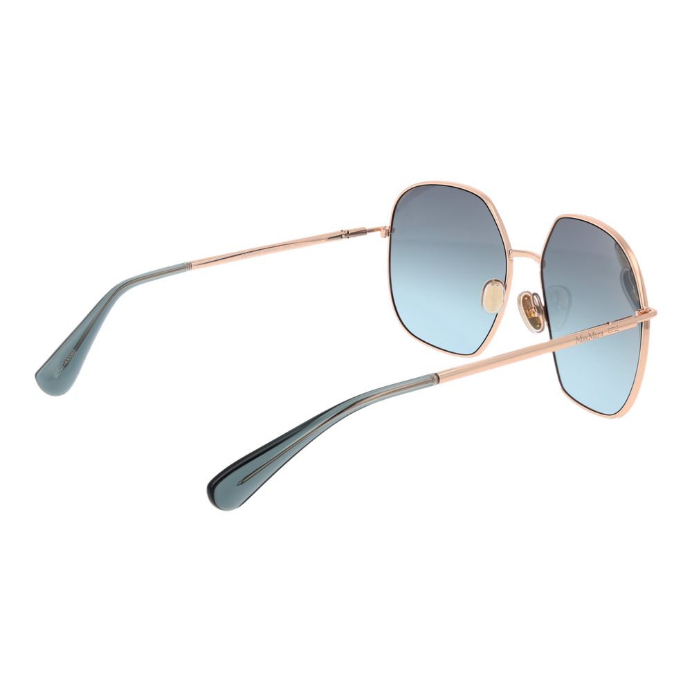 Max Mara Rose Gold Metal Sunglasses