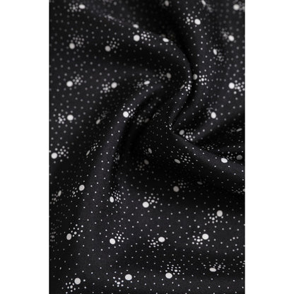 Dolce & Gabbana Black White Printed Square Men Foulard Scarf
