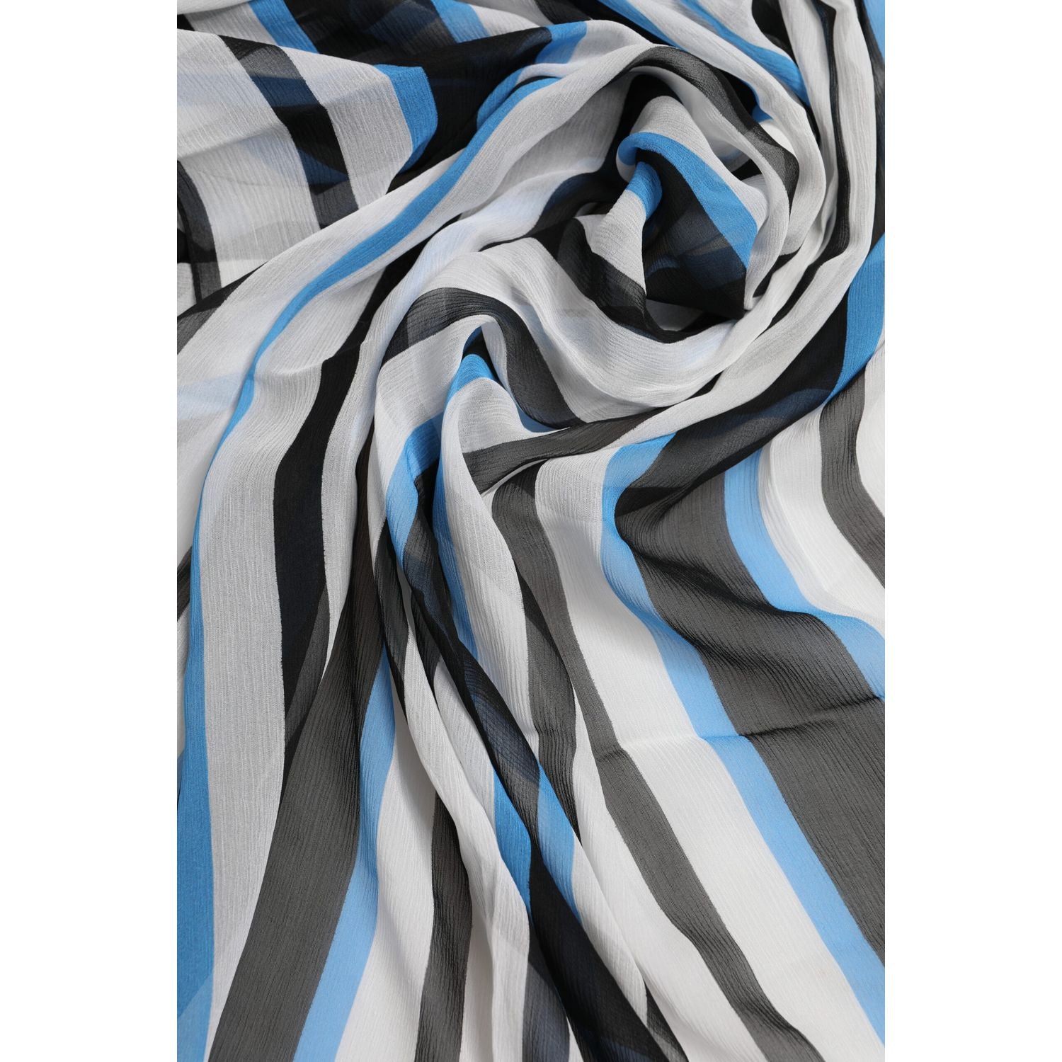 Dolce & Gabbana Multicolor Striped Neck Warmer Wrap Scarf