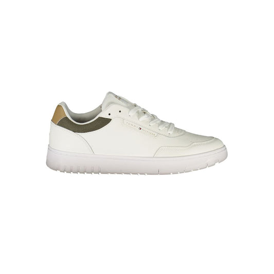 Tommy Hilfiger White Leather Men Sneaker TO-36767-EU40/US7